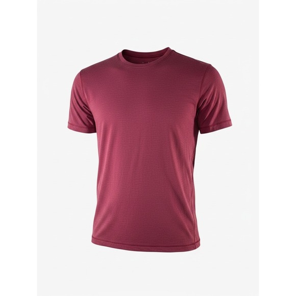 Lululemon Other - Lululemon V-Neck T-Shirt Mens M Burgundy Excellent Heathered Short Sleeve Tee